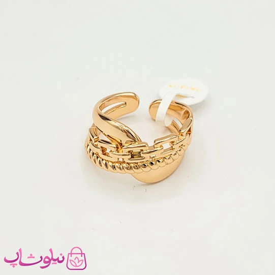 انگشتر زنانه ژوپینگ بزرگ مجلسی کد 991