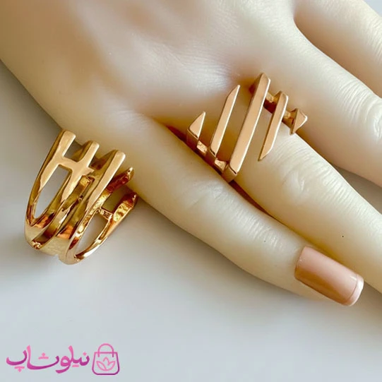 انگشتر زنانه ژوپینگ مدل مربعی و درشت کد 2991