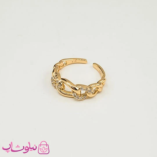 انگشتر زنانه ژوپینگ مدل کارتیه نگیندار کد 1091
