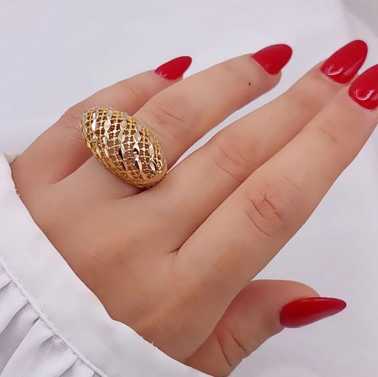 انگشتر طرح طلای زنانه،اصل طلا روس،5سال ماندگاری💍