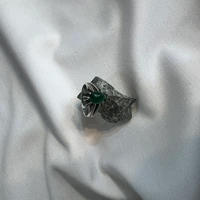 انگشتر مینیمال نقره نگین دار