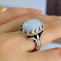 انگشتر نقره با سنگ عقیق 01