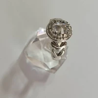 انگشتر نقره زنانه با نگین زیرکن
