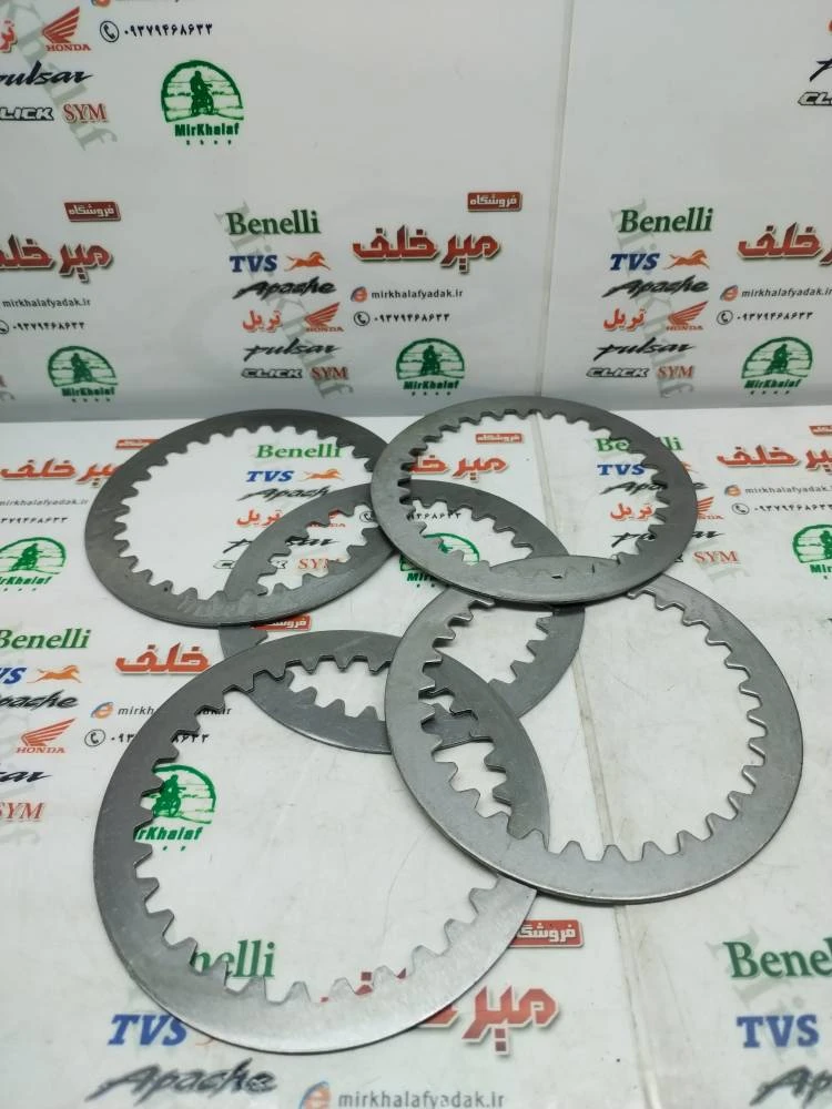 اهنی فلزی صفحه کلاچ موتور باکسر (بوکسر) و پالس ls 135 ال اس و ns 150 160 200 ان اس و rs ار اس و sym گالکسی 180 na nh و لوکی 185 lucky vf3 (هرعدد) هندی