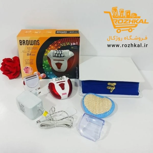 اپیلاتور و موکن برقی دوسری براون اورجینال BA_88A