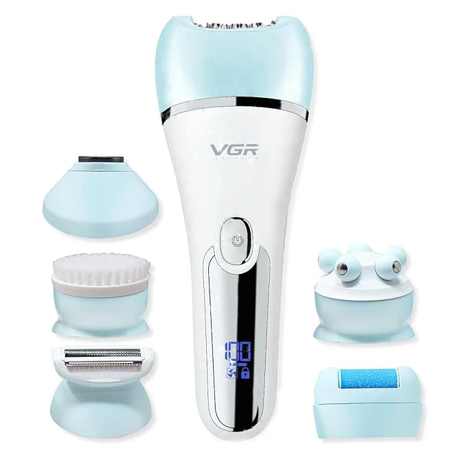 اپیلاتور ۶ کاره وی جی آر مدل V-733 ضد آب