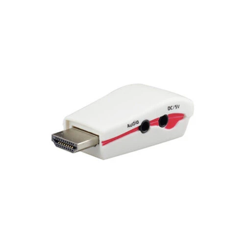 اچ دی ام آی به وی جی ای با صدا و پاور پک سبز HDMI TO VGA AUDIO ADAPTER