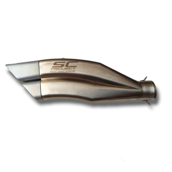 اگزوز sc دولول نقره ای