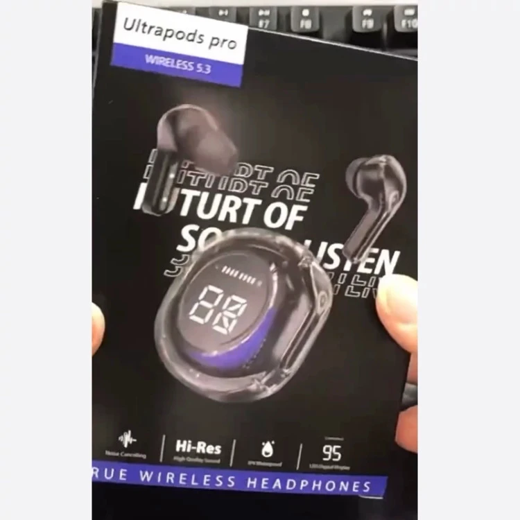 ایرپاد اولترا بادز پرو Ultrapods pro دارای صفحه نمایش LCD
