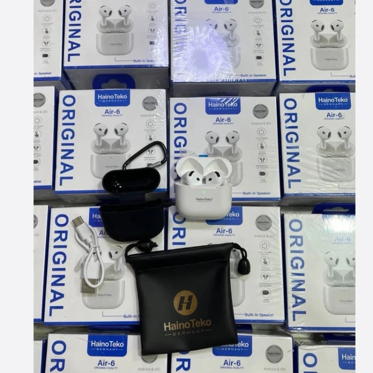 ایرپاد بلوتوثی لمسی هاینو تکو مدل Air-6 بالاترین کیفیت Haino teko