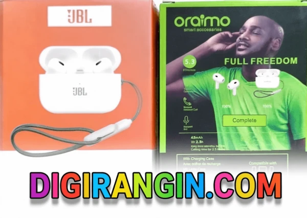 ایرپاد پرو کپی طرح اصلی (مدل‌های SAMSUNG -JBL AirBuds 5 – Oraimo) | بلوتوث نسخه ۵.۳ + اتصال پایدار