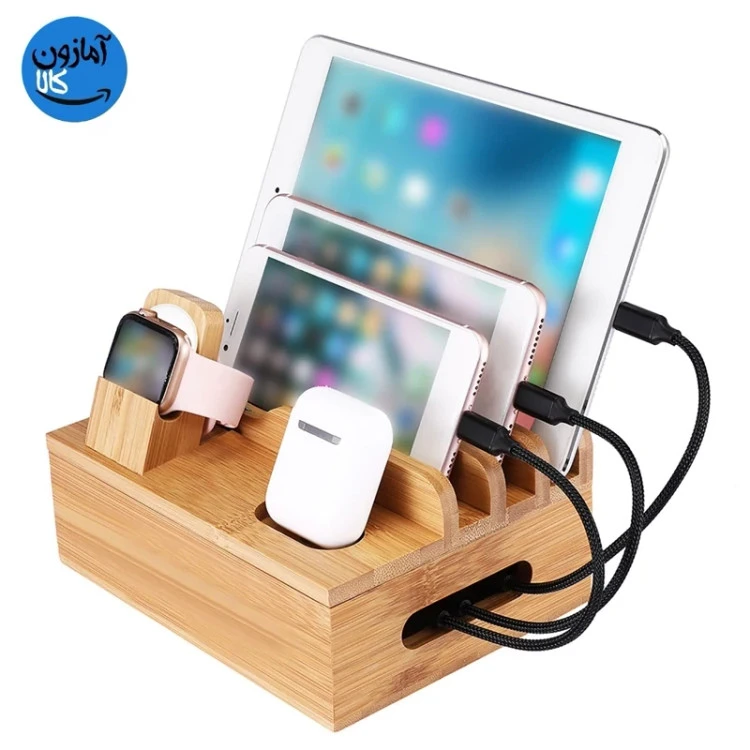 ایستگاه شارژر و نگهدارنده تبلت و گوشی بامبو مدل RX-1904