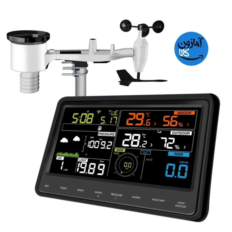 ایستگاه هواشناسی ECOWITT WS2910 با نمایشگر رنگی