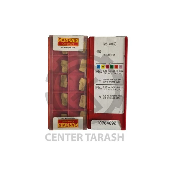 اینسرت برش یک طرفه N151.400-5E 4125 سندویک | الماس تراش دقیق با گرید مقاوم 4125