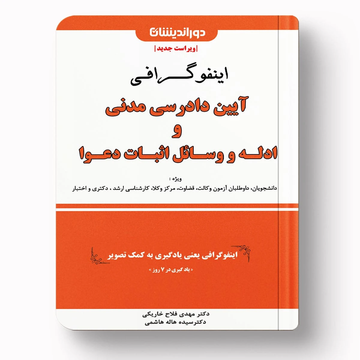 اینفوگرافی آیین دادرسی مدنی و ادله اثبات دعوا | ویژه وکالت و قضاوت