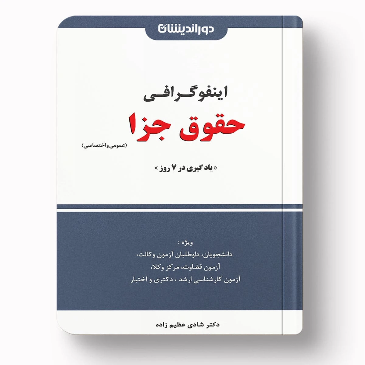اینفوگرافی حقوق جزا دکتر شادی عظیم‌زاده | یادگیری آسان و جمع‌بندی هفت روز