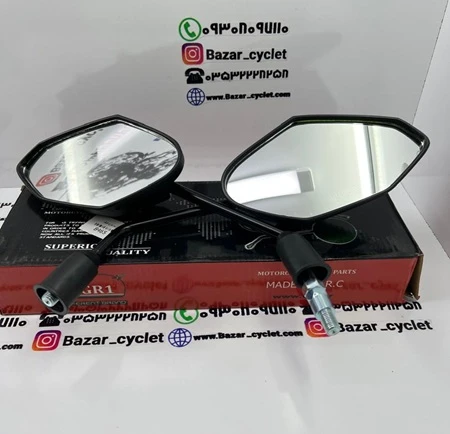 اینه موتور سیکلت طرح کلیک 150وHI CLICK 150 بسته دو عددی برند TGR1