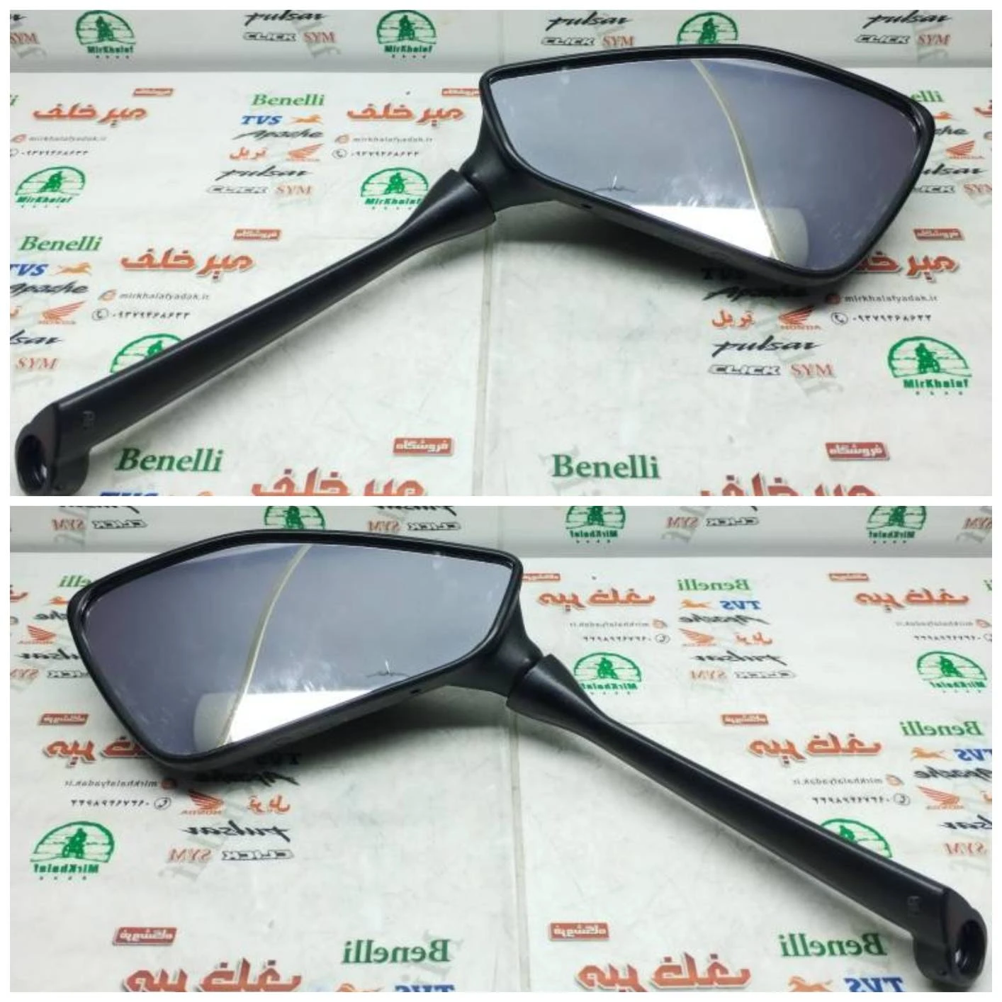 اینه موتور پالس rs 200 ار اس جدید اصلی (جفتی)