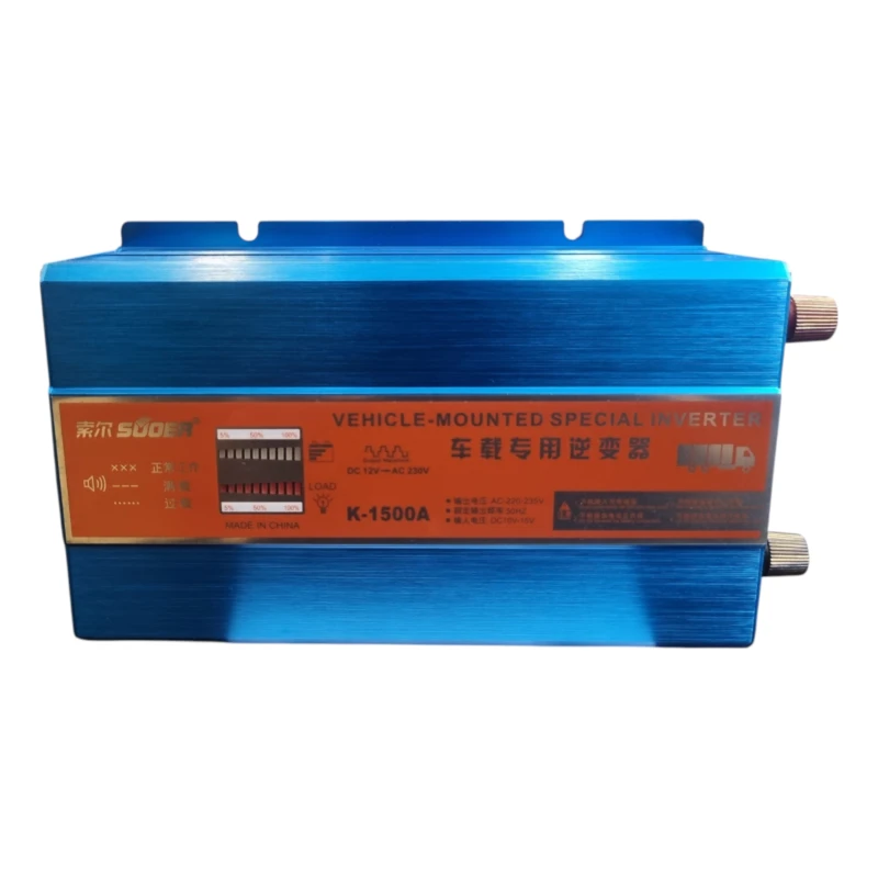 اینورتر سوئر 1500 وات 12V به 220V | موج شبیه سینوسی | مناسب خودرو، کمپینگ و ابزار برقی