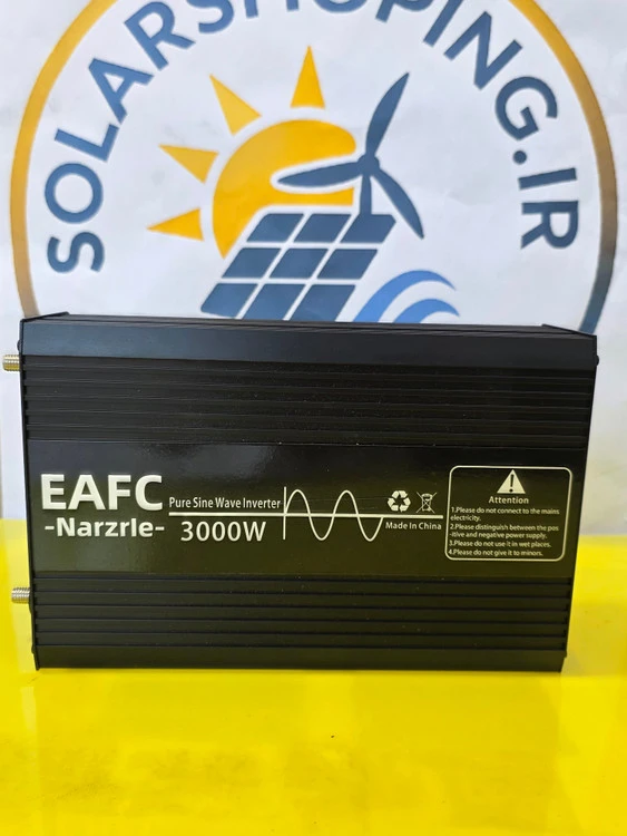 اینورتر سینوسی خالص EAFC Narzrle 3000W - تبدیل ۱۲ ولت به ۲۲۰ ولت