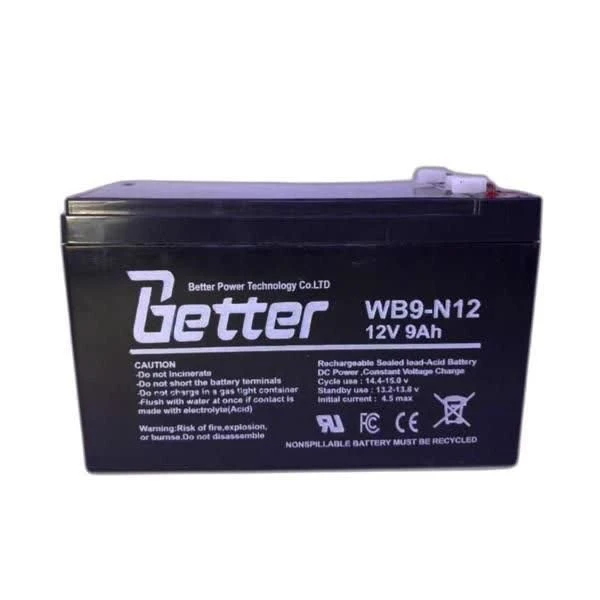باتری 12 ولت 9 امپر better