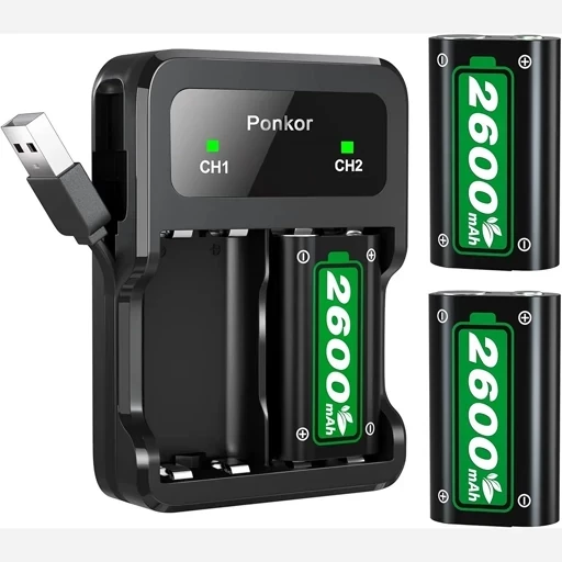باتری Xboxشارژ سریع 2X قابل شارژ اورجینال امازون المان