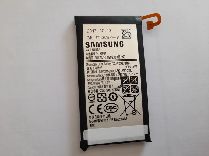 باتری استوک Samsung a320