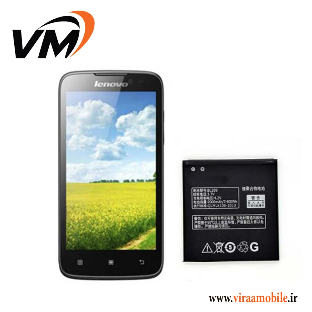 باتری اصلی Lenovo A516 – BL209