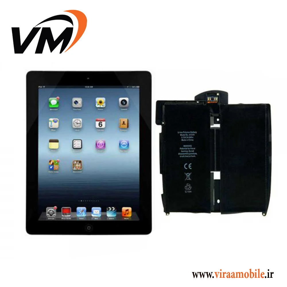 باتری اصلی آیپد اپل Apple iPad 2 Wi-Fi + 3G
