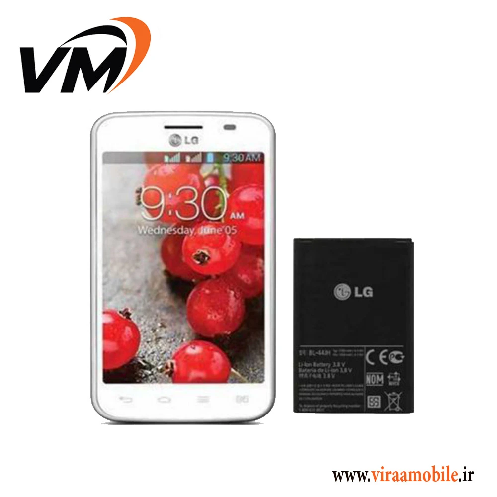 باتری اصلی ال جی LG Optimus L4 ii dual E445 – BL-44JH