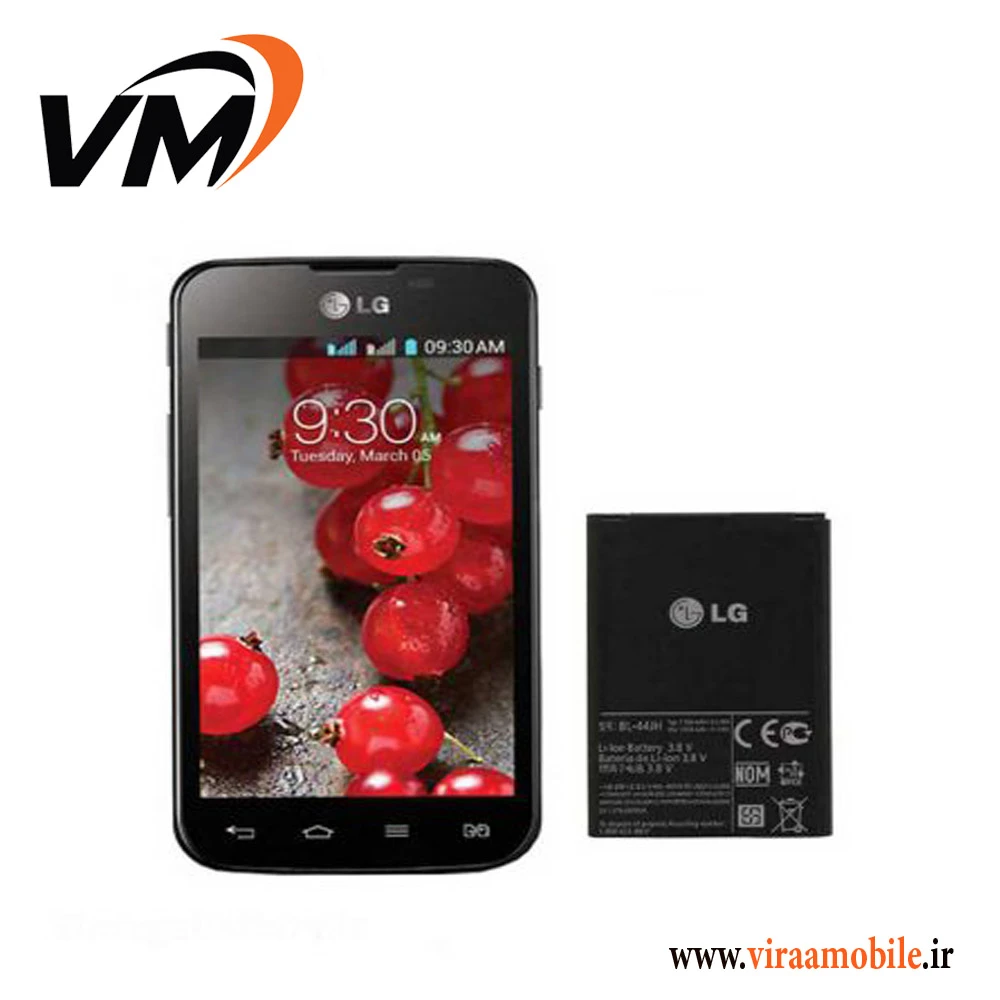 باتری اصلی ال جی LG Optimus L5 ii E460 – BL-44JH