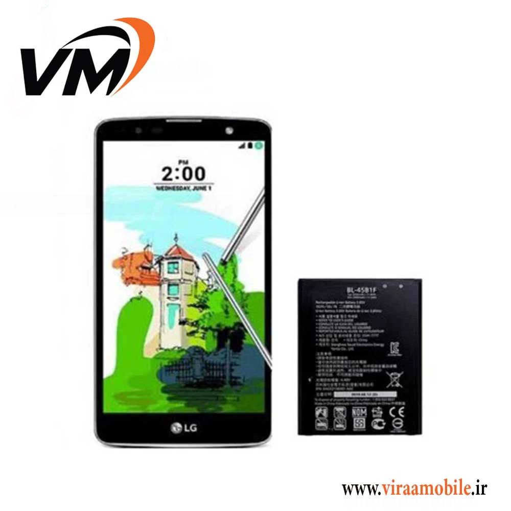 باتری اصلی ال جی LG Stylus 2 – BL45B1F