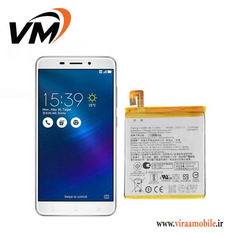 باتری اصلی ایسوس Asus Zenfone 3 Laser ZC551KL