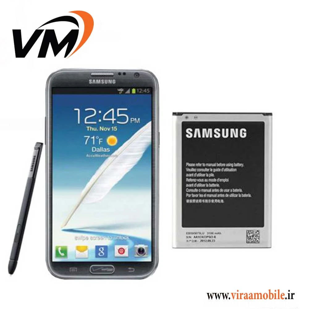 باتری اصلی سامسونگ Galaxy Note 2 – N7100