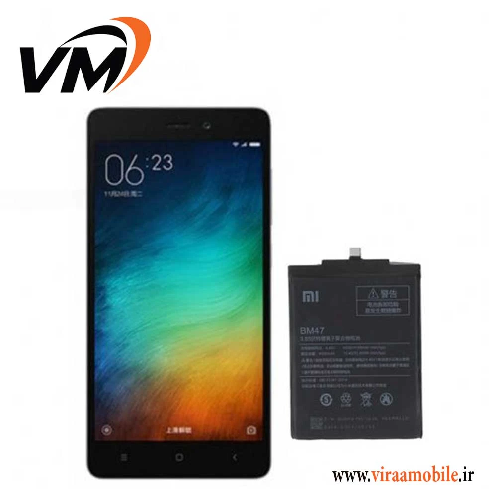 باتری اصلی شیائومی Xiaomi Redmi 3s – BM47