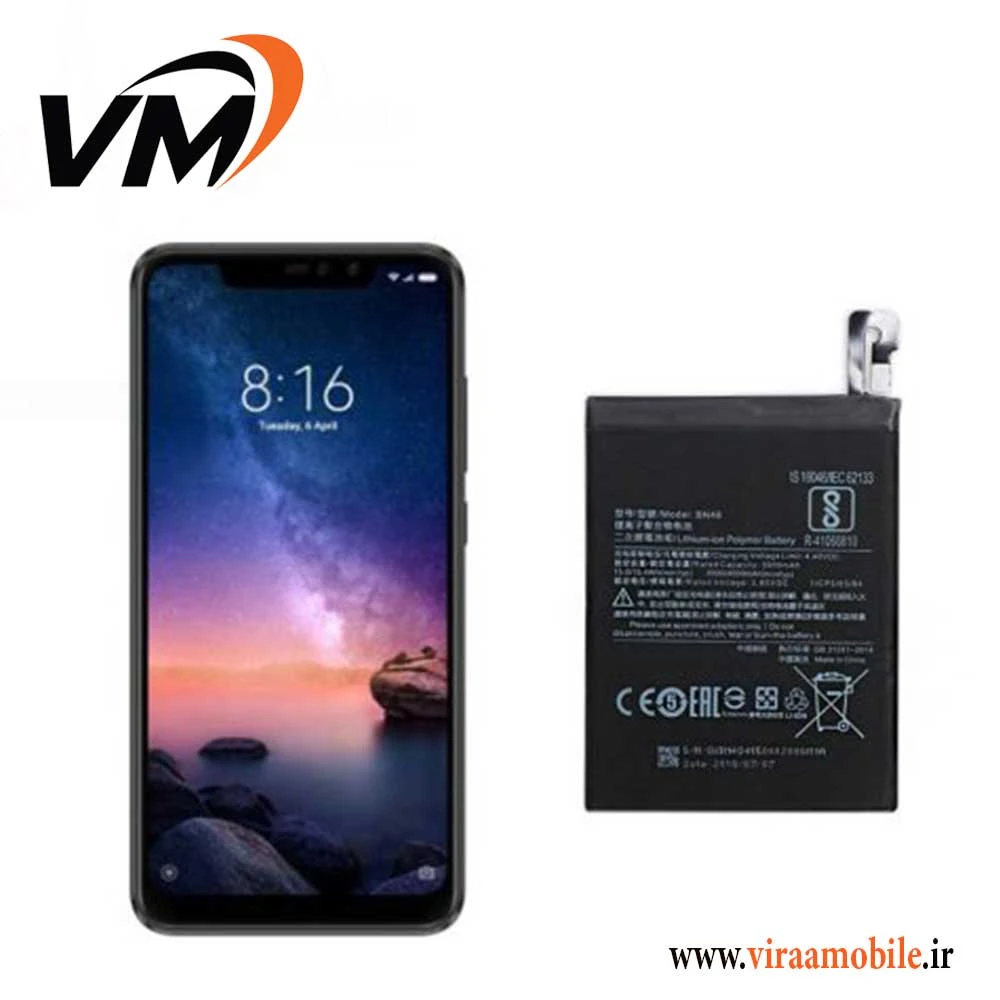باتری اصلی شیائومی Xiaomi Redmi Note 6 Pro – BN48