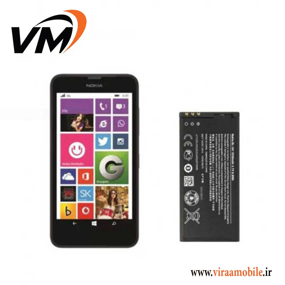باتری اصلی نوکیا Nokia Lumia 625 – BP- 4GWA