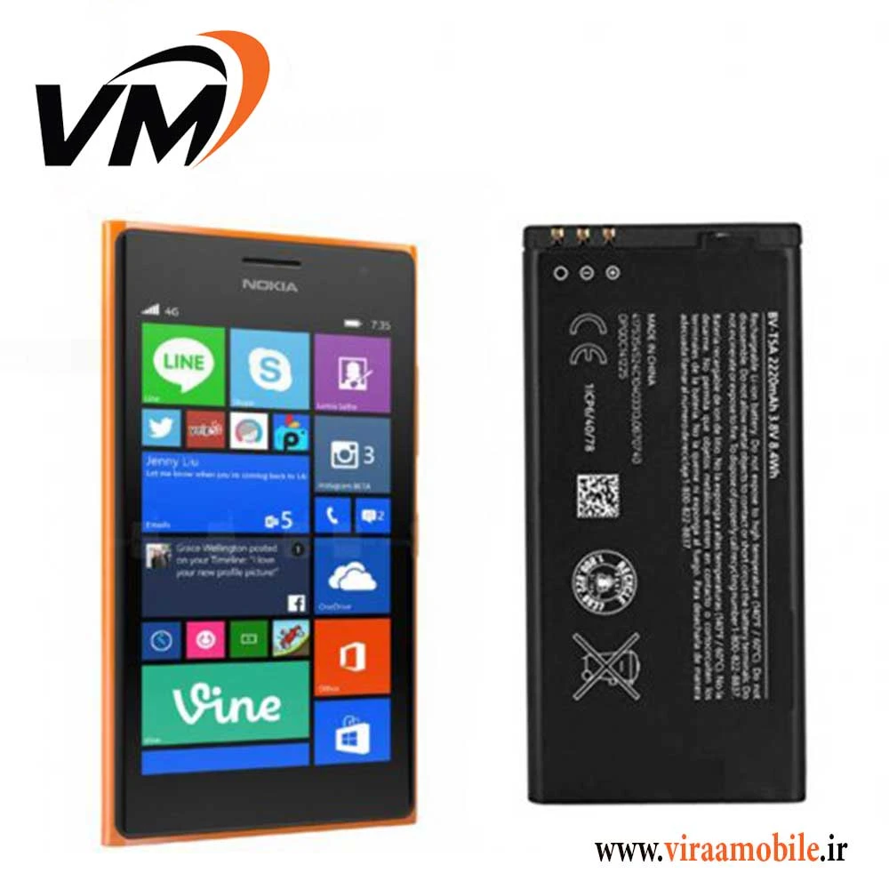 باتری اصلی نوکیا Nokia Lumia 720 – BP-4GWA