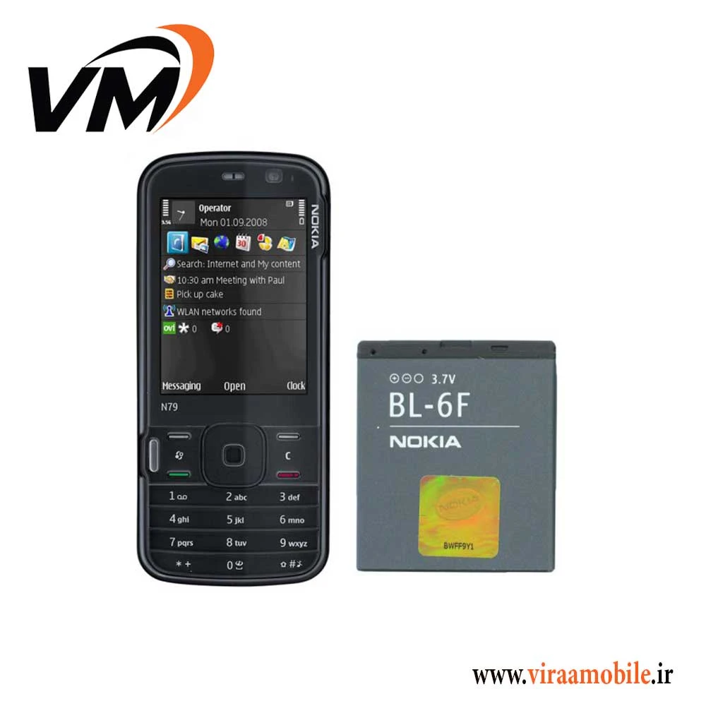 باتری اصلی نوکیا Nokia N79 مدل BL-6F