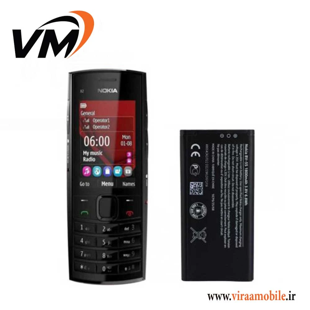 باتری اصلی نوکیا Nokia X2 – BV-5S