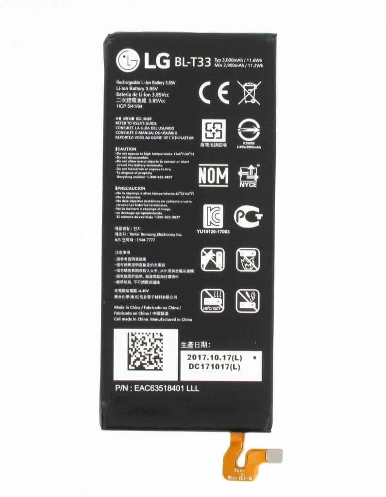 باتری الجی LG Q6 مدل BL-T33