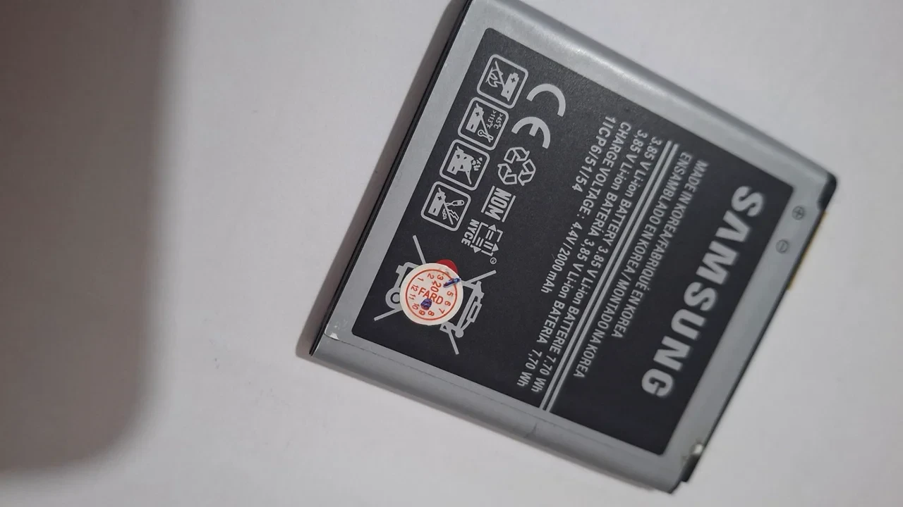 باتری سامسونگ مدل EB-BG360CBC مناسب Galaxy Core Prime ظرفیت ۲۰۰۰ میلی آمپر