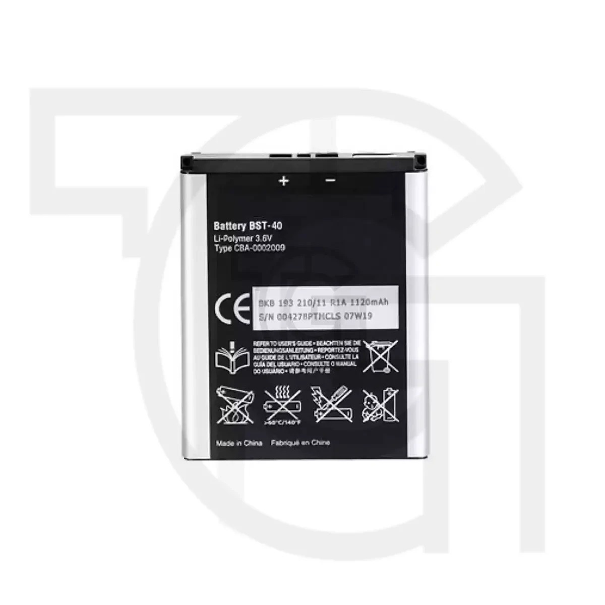 باتری سونی‌اریکسون (اصلی)(BST-40) Battery Sony Ericsson