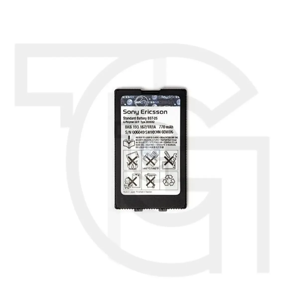 باتری سونی‌اریکسون (اصلی) Battery Sony Ericsson T608