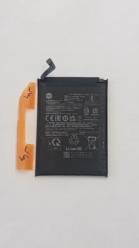 باتری شیائومی Note 10 pro مدلBn53