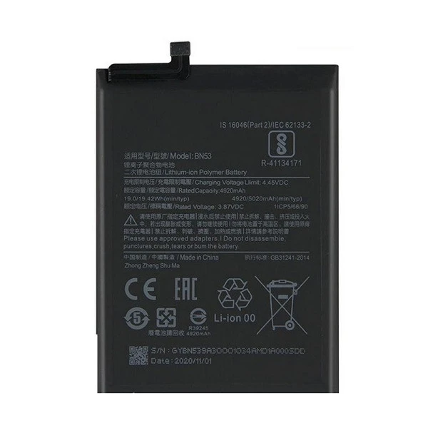 باتری شیائومی Xiaomi Redmi Note 10 Pro Max مدل BN53