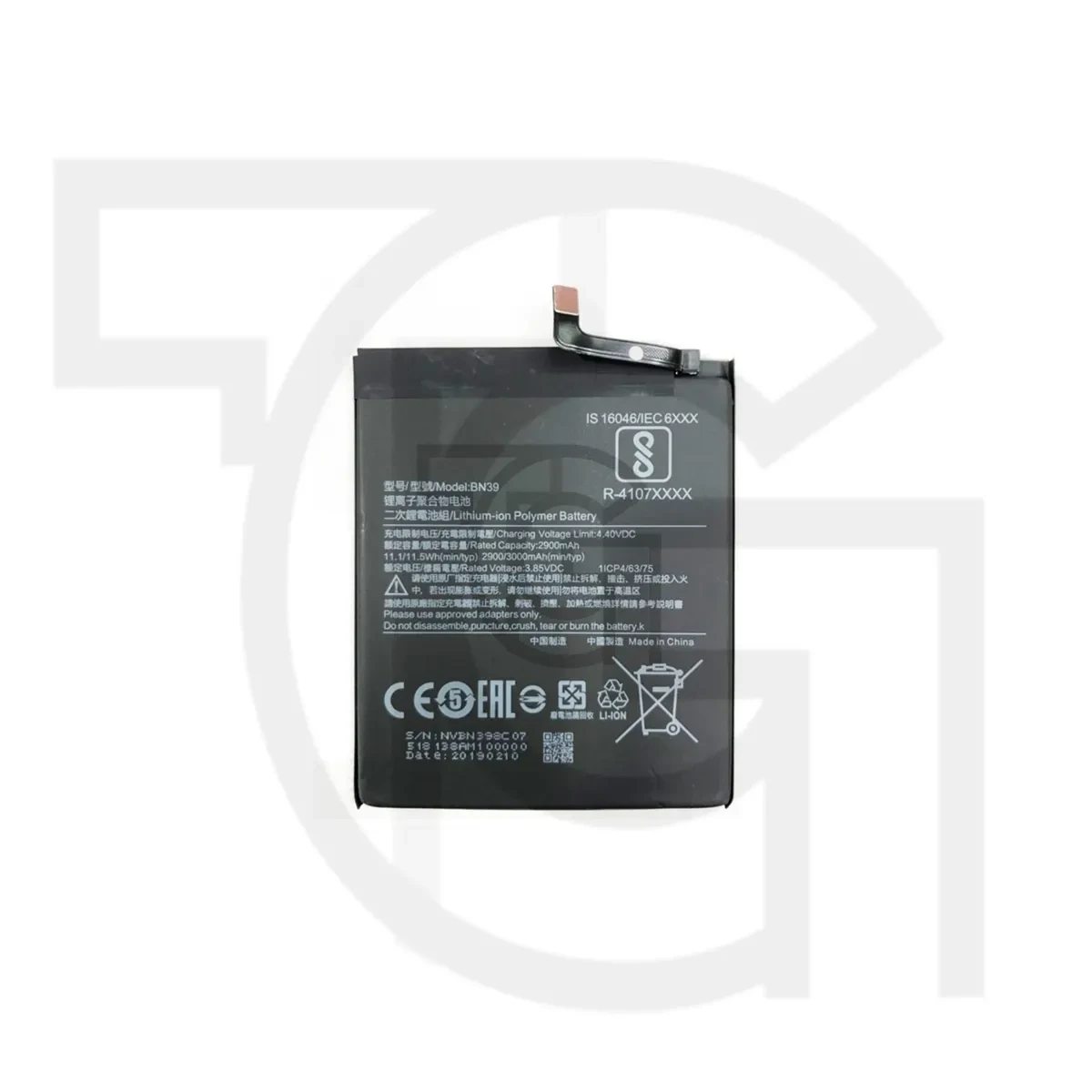 باتری شیائومی (اصلی)(BN39) Battery Xiaomi