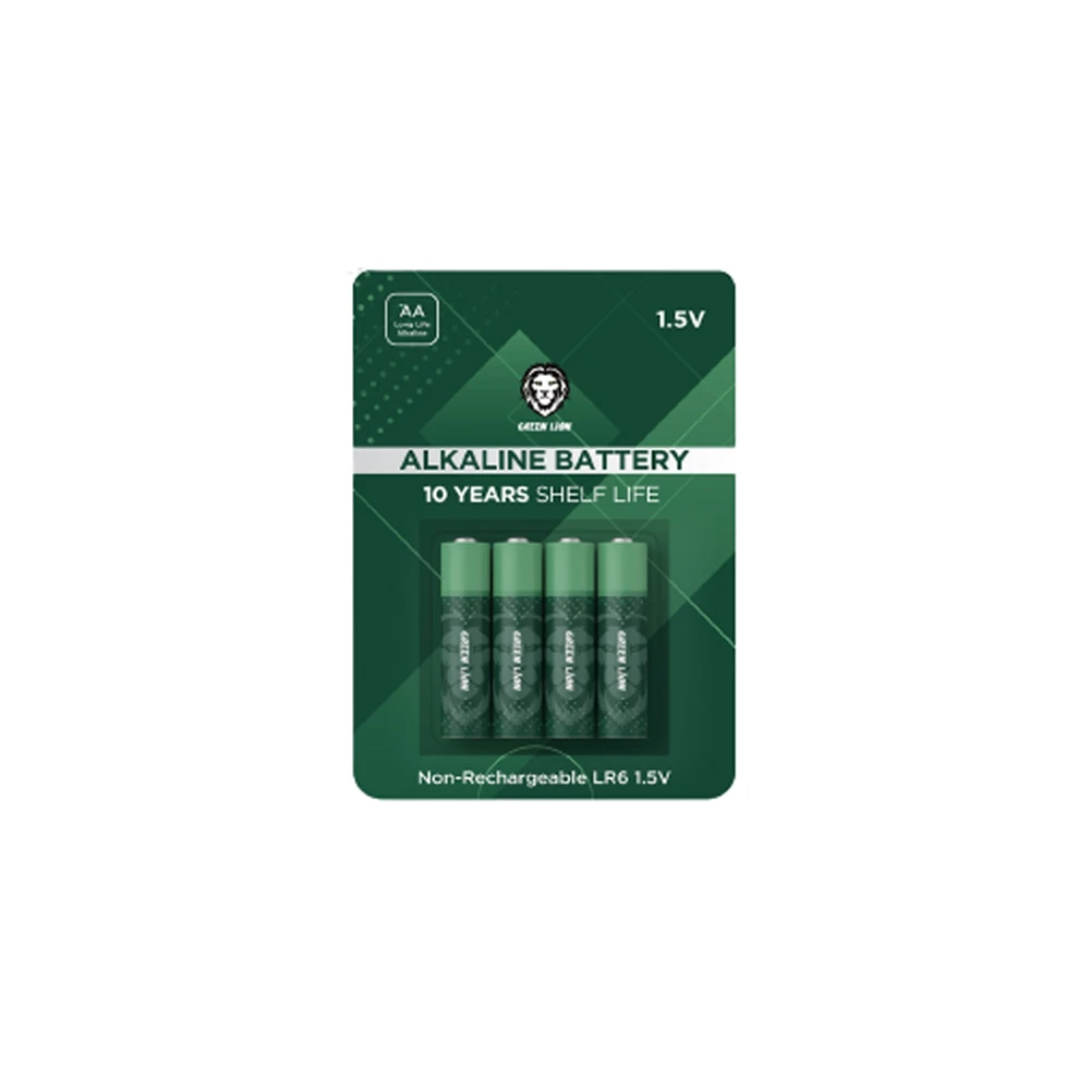 باتری قلمی گرین لاین مدل Green Lion Long-Lasting 1.5V Alkaline Battery GNAKBAA