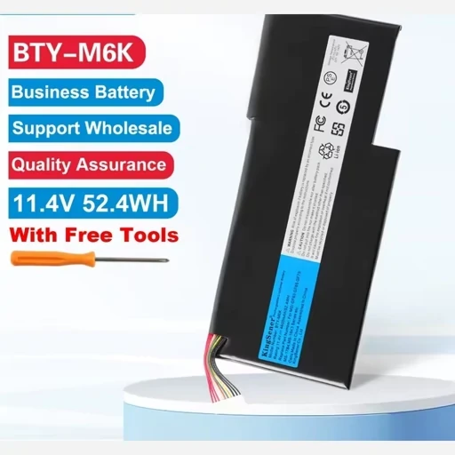 باتری لبتاپ ام اس ای MSi مدل باتری BTY-M6K اورجینال امازون المان (کپی)