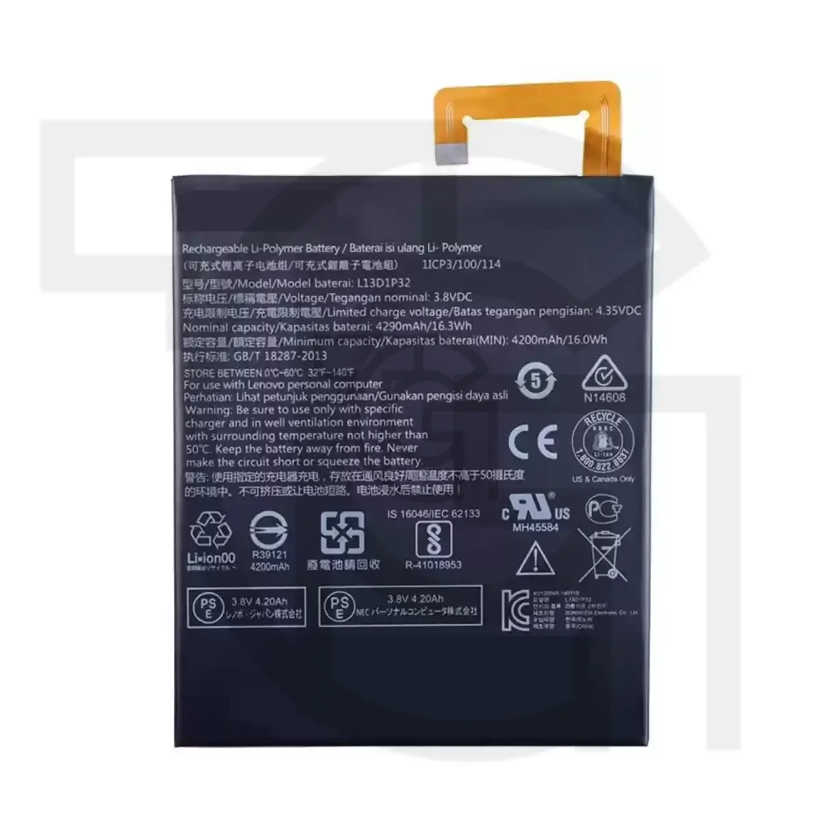 باتری لنوو (اصلی)(L13D1P32) Battery Lenovo